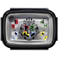 Harry Potter Crests Rectangular Stainless Steel Lunch Box Extra Image 1 Preview